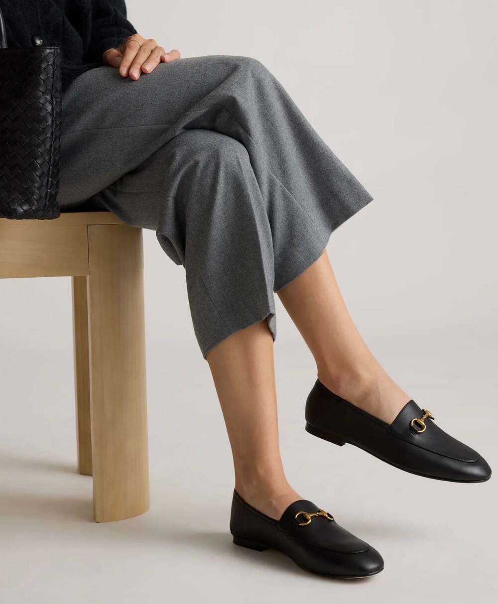 Quince 100% Leather Horsebit Loafer Black Size 6 brand new! Ships out FAST - Picture 2 of 11